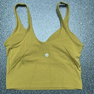 Lululemon chartreuse sports bra. NWOT